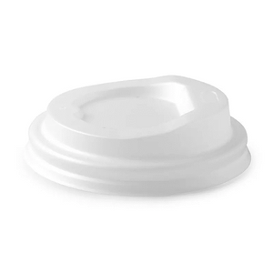 Bioplastic Lids for Hot Cups Small (4oz) - White (1000)