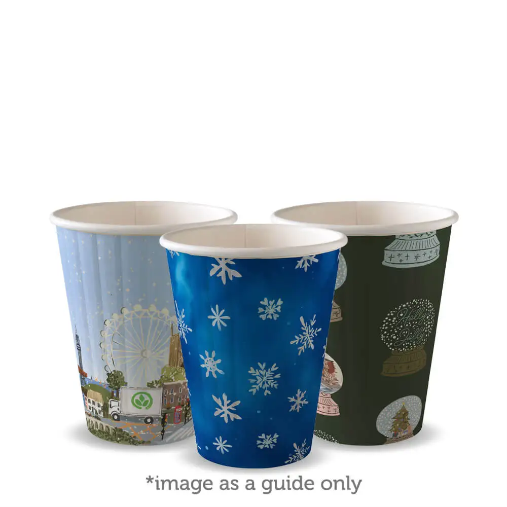 Christmas Series Double Wall Hot Cups - 8oz (500)