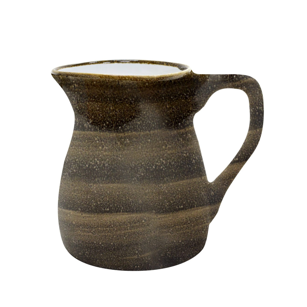 Sango Java Decorated Jug Woodland Brown 18cl 6.3oz (6)