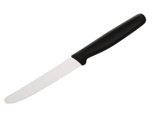 Catering Essentials Black 4" Serrated Paring Knife