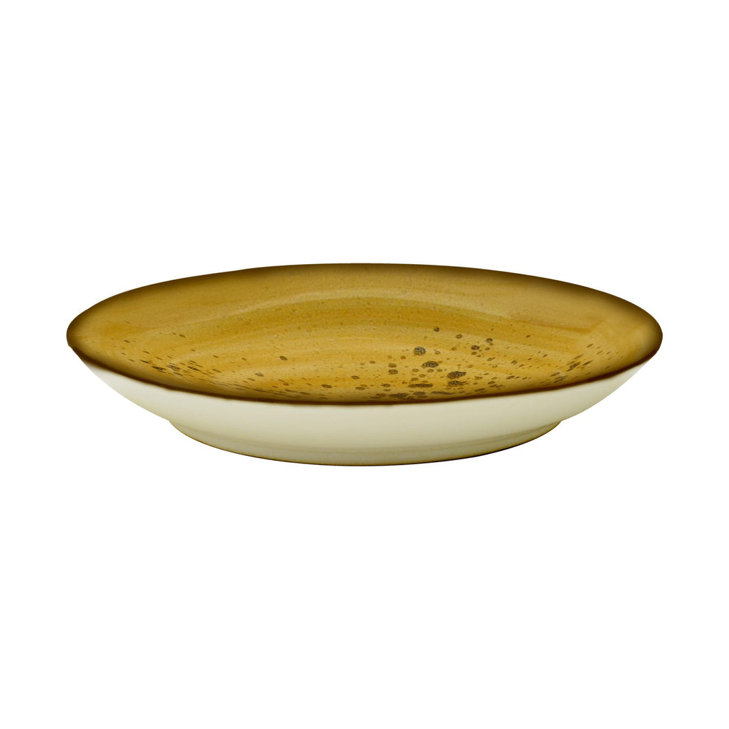 Sango Java Decorated Espresso Saucer Sunrise Yellow 12cm/4.5