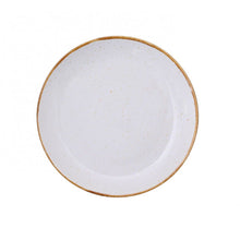 Load image into Gallery viewer, Sango Java Decorated Coupe Plate Barley Cream
