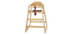 TableCraft High Chair Natural Flat Packed