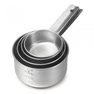 Catering Essentials 4 Piece Measuring Cup Set Stainless Steel (1/4 Cup, 1/3 Cup, 1/2 Cup, 1 Cup)