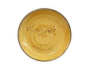 Sango Java Decorated Coupe Plate Sunrise Yellow