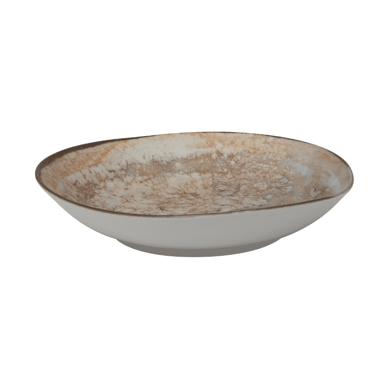 Chefs Choice Light Moon Deep Pebble Plate 20cm (12)