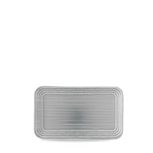 Load image into Gallery viewer, Dudson Harvest Norse Grey Organic Rectangular Plate 10.6x6.3&quot; (12)
