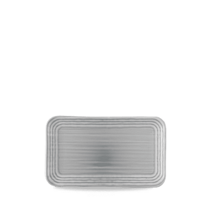 Dudson Harvest Norse Grey Organic Rectangular Plate 10.6x6.3" (12)