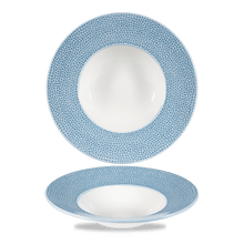 Load image into Gallery viewer, Churchill Isla Spinwash Ocean Blue Wide Rim Bowl
