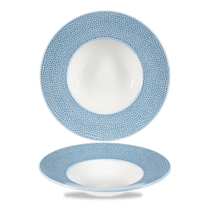 Churchill Isla Spinwash Ocean Blue Wide Rim Bowl