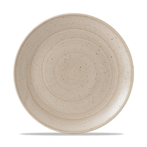 Churchill Stonecast Nutmeg Cream Coupe Plate