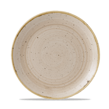 Load image into Gallery viewer, Churchill Stonecast Nutmeg Cream Coupe Plate
