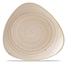 Load image into Gallery viewer, Churchill Stonecast Nutmeg Cream Triangle Plate
