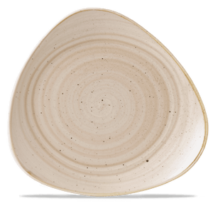 Churchill Stonecast Nutmeg Cream Triangle Plate