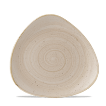 Load image into Gallery viewer, Churchill Stonecast Nutmeg Cream Triangle Plate
