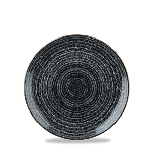 Churchill Studio Prints Charcoal Black Coupe Plate