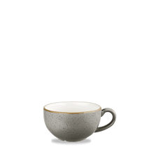 Load image into Gallery viewer, Churchill Stonecast Peppercorn Grey Cappuccino Cup
