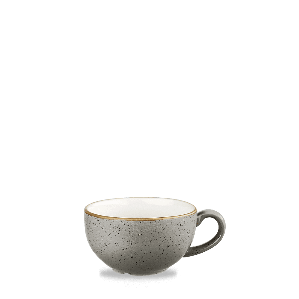 Churchill Stonecast Peppercorn Grey Cappuccino Cup