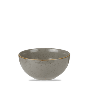 Churchill Stonecast Peppercorn Grey Soup Bowl 13.2x6.3cm (12)