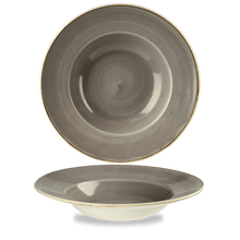 Load image into Gallery viewer, Churchill Stonecast Peppercorn Grey Wide Rim Bowl
