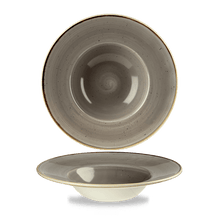 Load image into Gallery viewer, Churchill Stonecast Peppercorn Grey Wide Rim Bowl
