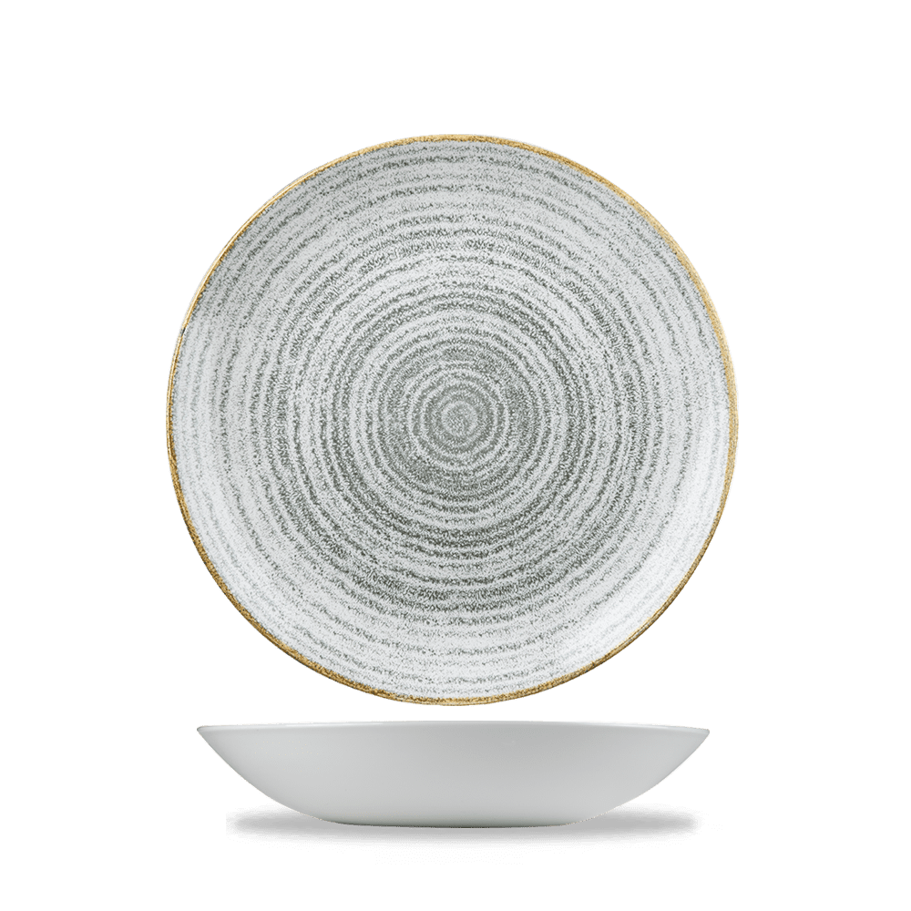 Churchill Studio Prints Stone Grey Coupe Bowl 18.2cm (12)