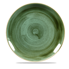 Load image into Gallery viewer, Churchill Stonecast Samphire Green Evolve Coupe Plate
