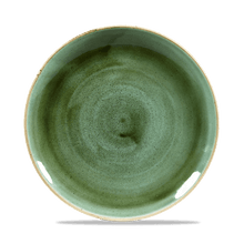 Load image into Gallery viewer, Churchill Stonecast Samphire Green Evolve Coupe Plate
