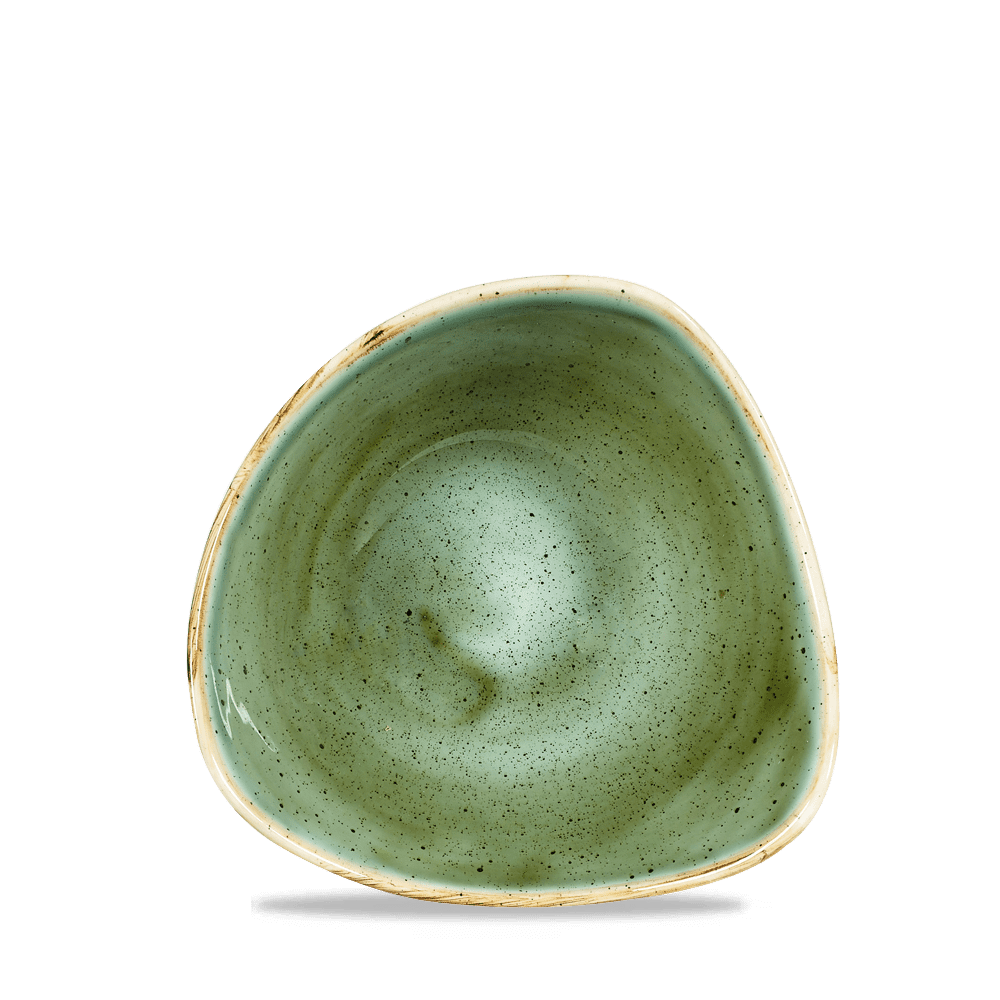 Churchill Stonecast Samphire Green Lotus Bowl