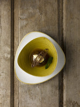 Load image into Gallery viewer, Churchill Stonecast Barley White Triangle Chefs Plate
