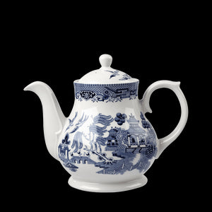 Churchill Blue Willow Sandringham Tea/Coffee Pot