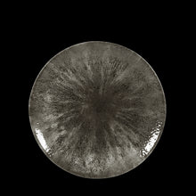 Load image into Gallery viewer, Churchill Stone Quartz Black Evolve Coupe Plate
