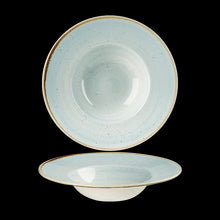 Load image into Gallery viewer, Churchill Stonecast Duck Egg Wide Rim Bowl
