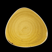 Load image into Gallery viewer, Churchill Stonecast Mustard Triangle Plate
