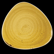 Load image into Gallery viewer, Churchill Stonecast Mustard Triangle Plate
