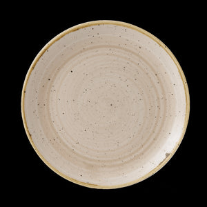 Churchill Stonecast Nutmeg Cream Coupe Plate