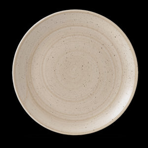 Churchill Stonecast Nutmeg Cream Coupe Plate