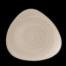 Load image into Gallery viewer, Churchill Stonecast Nutmeg Cream Triangle Plate
