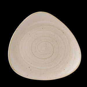 Churchill Stonecast Nutmeg Cream Triangle Plate