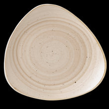 Load image into Gallery viewer, Churchill Stonecast Nutmeg Cream Triangle Plate
