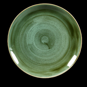 Churchill Stonecast Samphire Green Evolve Coupe Plate