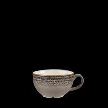 Load image into Gallery viewer, Churchill Studio Prints Charcoal Black Cappuccino Cup 22.7cl/8oz (12)
