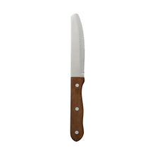 Load image into Gallery viewer, Steelite Folio Whitfield Rounded Serrated Blade - Pineapple Wood Handle with Rivets (12)
